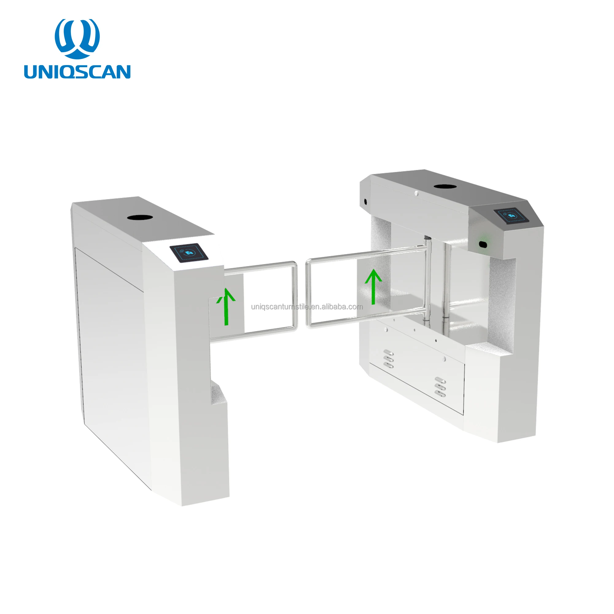 Speed Gate Entrance Automatic Security Barrier Slim Entrance Control Auto Electric Single Motor Access Rfid Card
