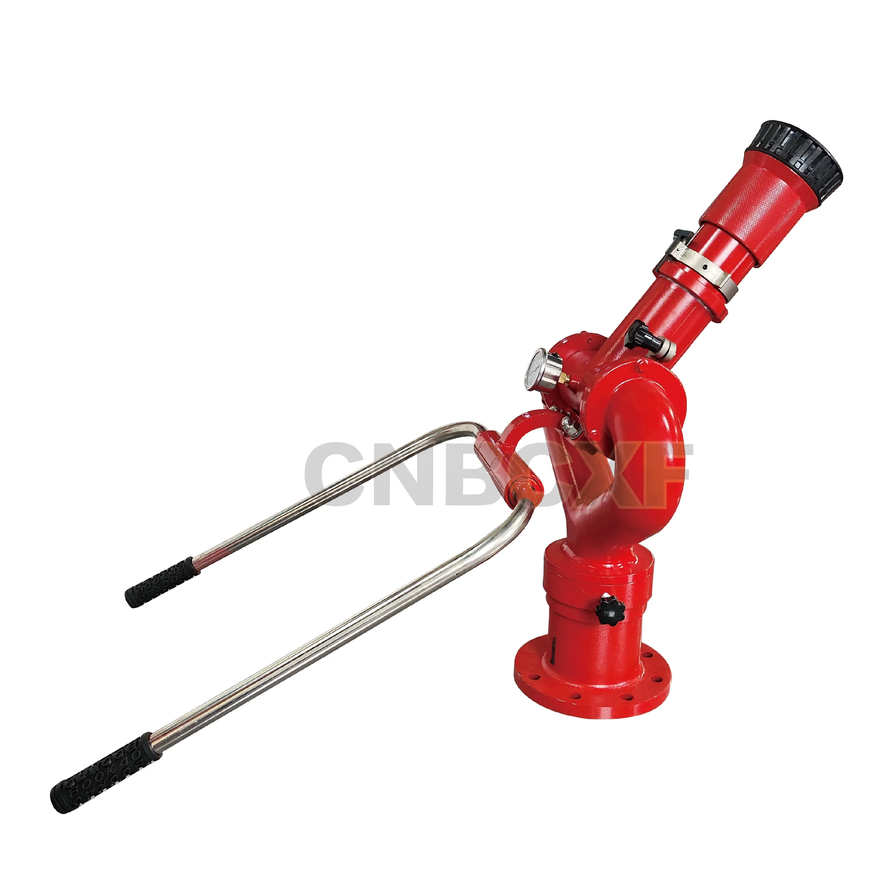 BaiChuan Flanged PS10/50W-D Adjustable fire monitor with flange long distance fixed fire water cannon