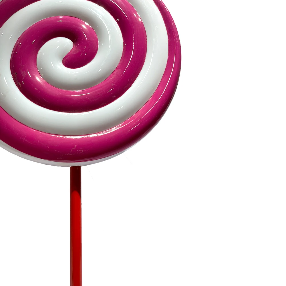 
Large Candy ecDoration Commercial Fiberglass Candy Christmas Decoration Supplies 