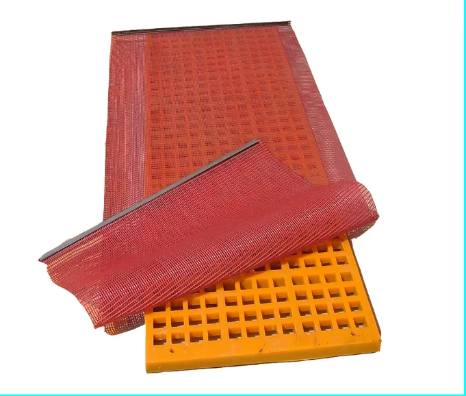 Dewatering mining mesh screen with Polyurethane Mesh for Sand and Mining
