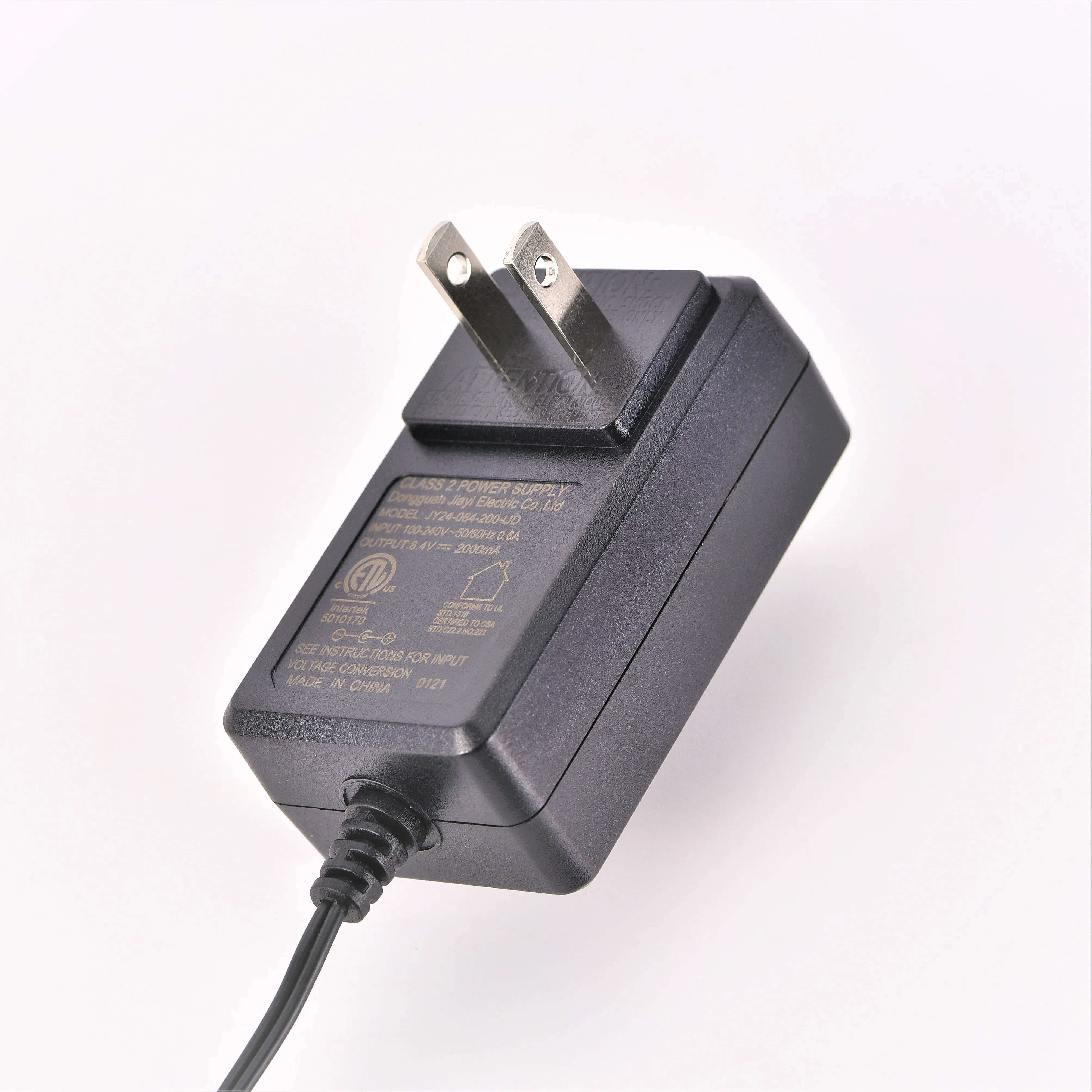 
24vdc class2 power supply ETL FCC DOE certificate UL1310 ac dc lithium battery chargers 