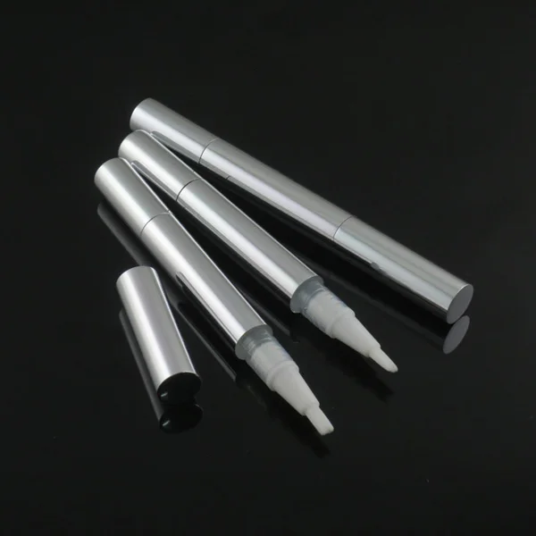 
Free shipping MOQ 500pcs TM-LG777 2ml Aluminium lip gloss tube silver twist up pen cosmetic dispenser package 