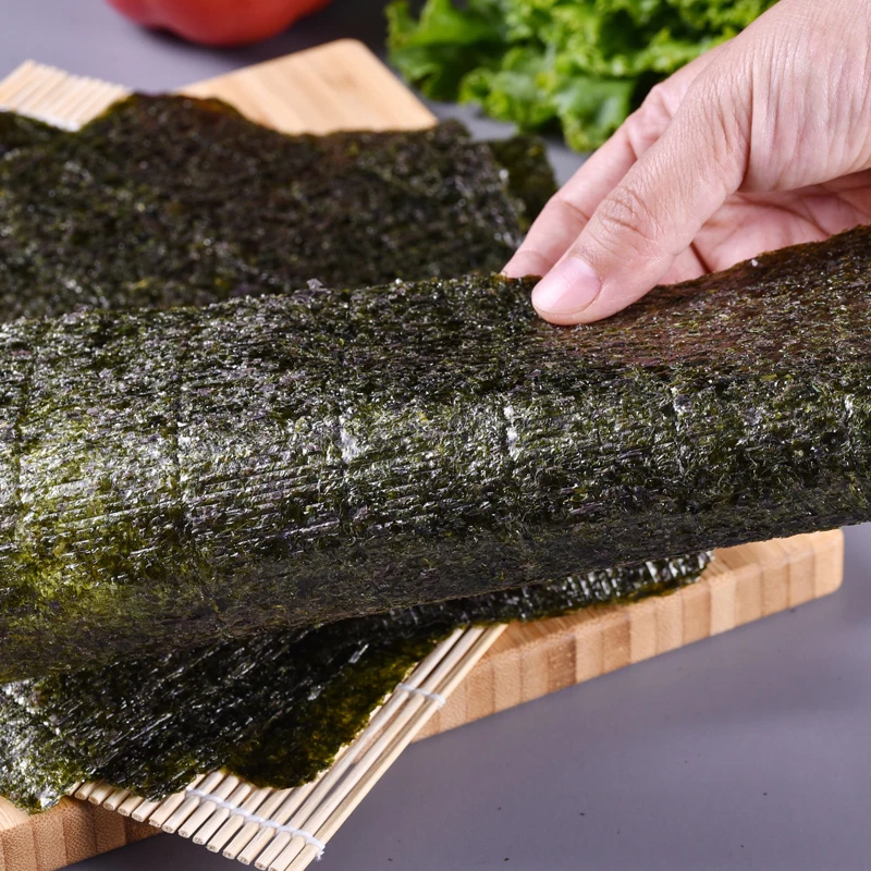 Japanese Style Bulk Wholesale 100 Sheets Gold Yaki Roasted Seaweed Sushi Nori