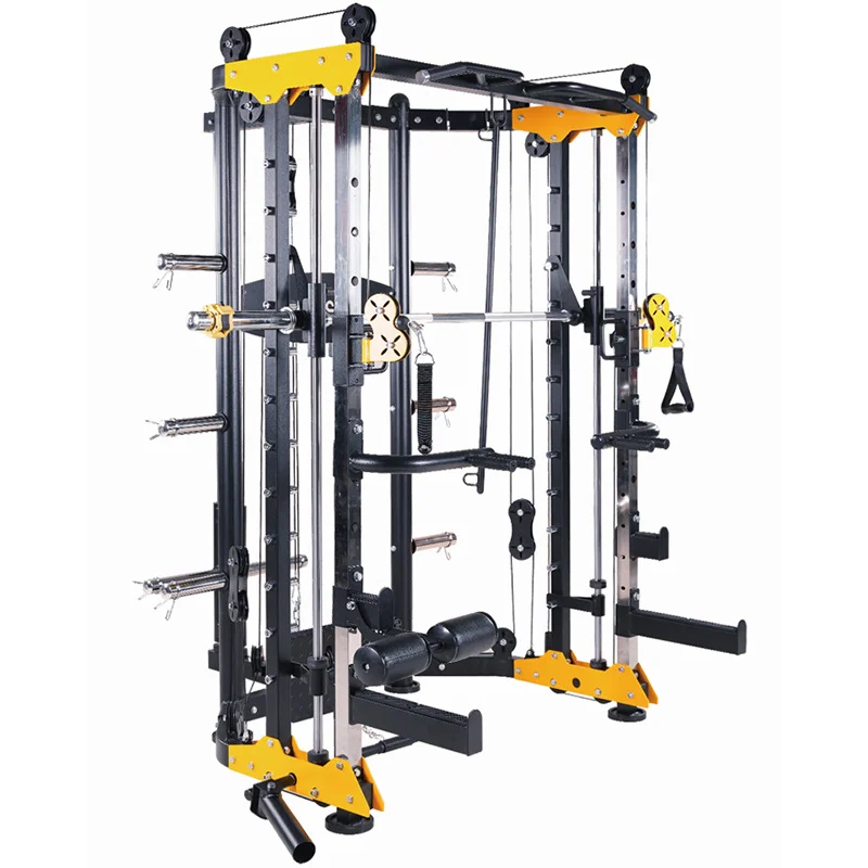 Home Use Gym Equipment All in One Power Cage Cable Crossover Multi Functional Trainer Rack