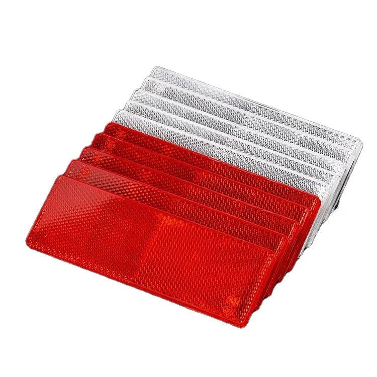 Reflective Plate Sticker Car Plastic Reflective Reflector Night Waterproof Adhesive IP68 Hazard Warning Reflective Tapes