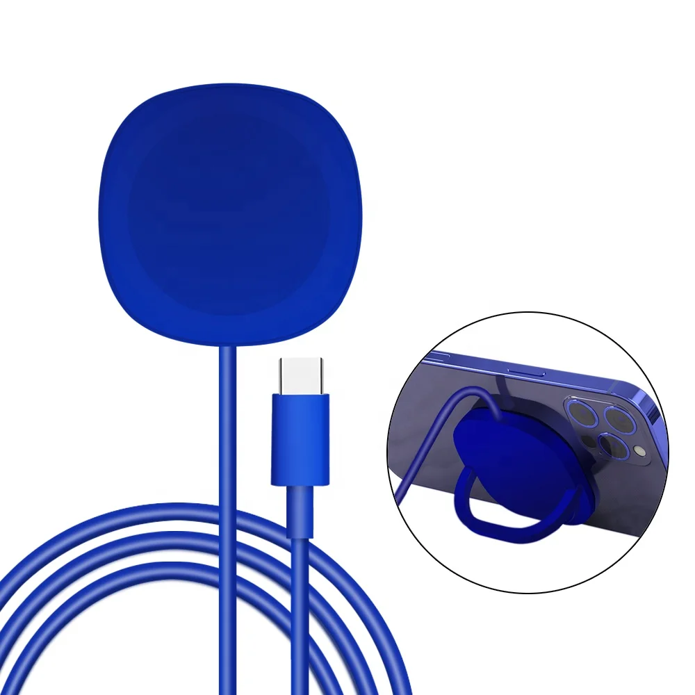 Магнитное Беспроводное зарядное устройство QI Mini USB Аксессуары для мобильных телефонов Магнитная подставка быстрой зарядки