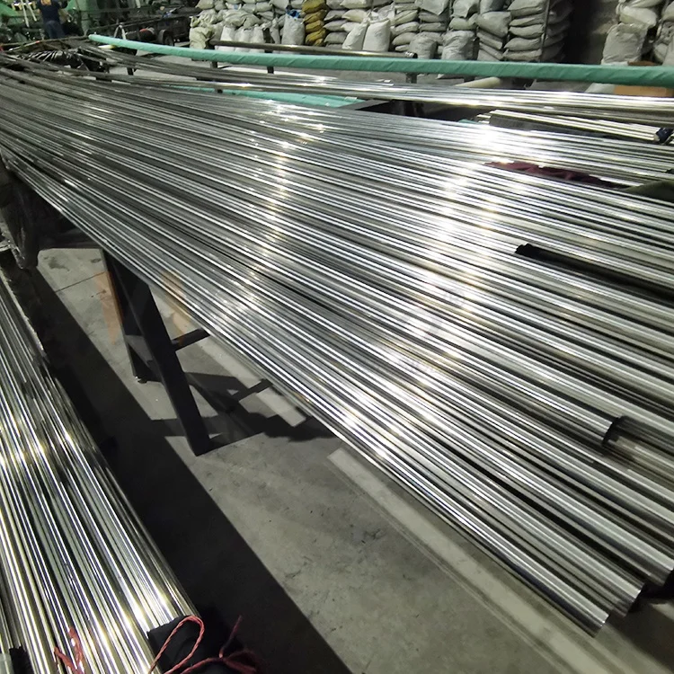 Strong toughness SS 301 metal tube ASTM A554 304H welded stainless steel round pipe with 12.7mm diameter