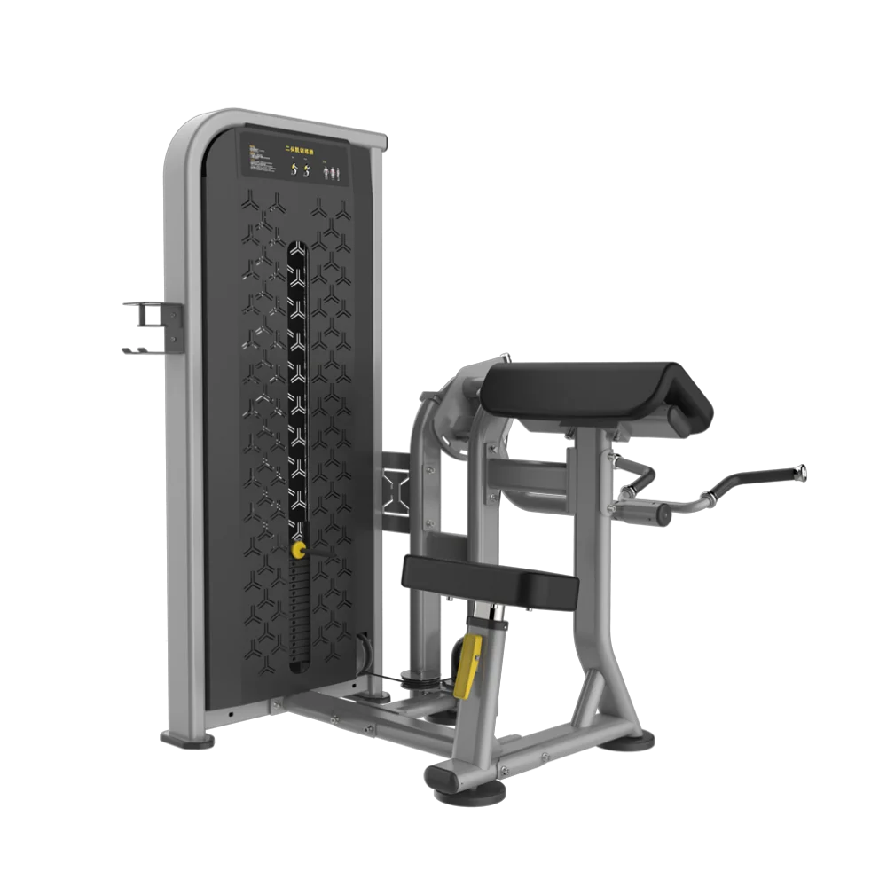 Strength gym fitness equipment biceps curl machine