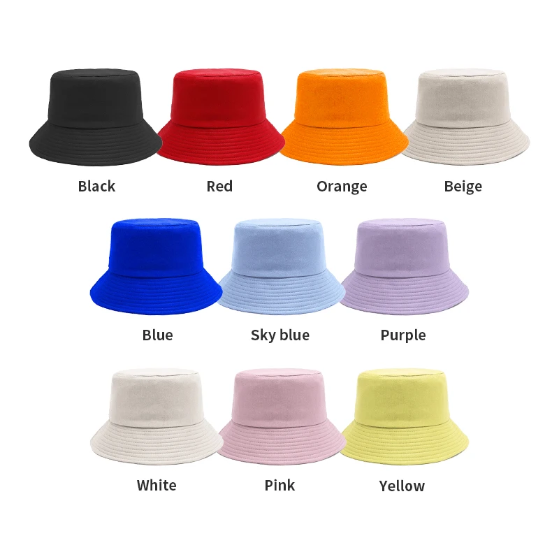 100% хлопок оптом чистые рыболовные кепки с логотипом на заказ Панама