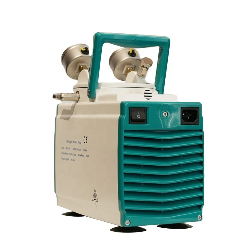 Portable Diaphragm Vacuum Pump for Lab Use with Positive and Negative Vacuum Pressure