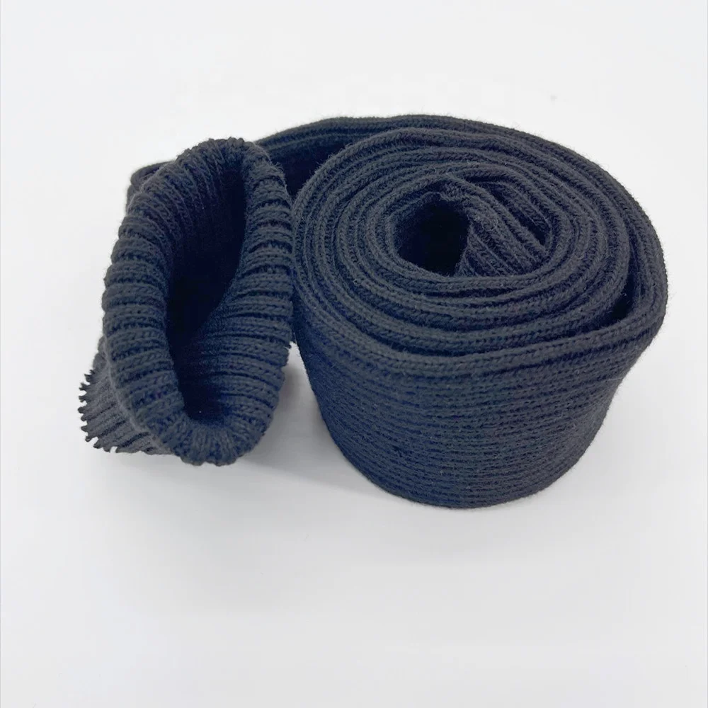 Factory wholesale windproof 2*2 seamless ribbed cuffs, tubular rib cuff