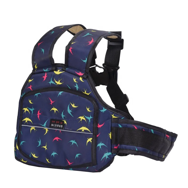 Children Cute Bike Harness Electromobile Motorbike Safety Cover Straps Adjustable Baby Seat Belt