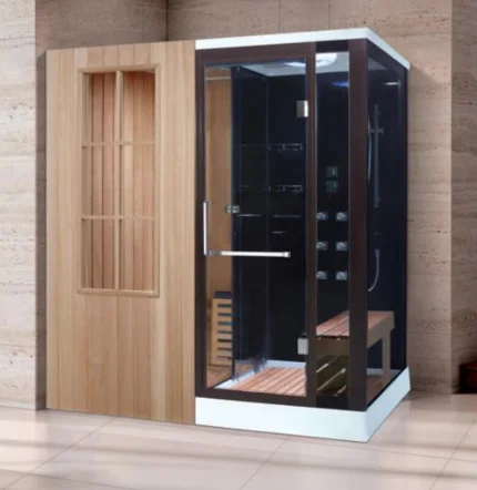 high quality  dry home wood cubicles bath infrarossi turkish corner shower cabin steam sauna rooms