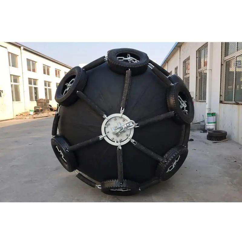 High Quality 2*3.5m Ship Boat Pneumatic Rubber Fender For Mooring Pushing