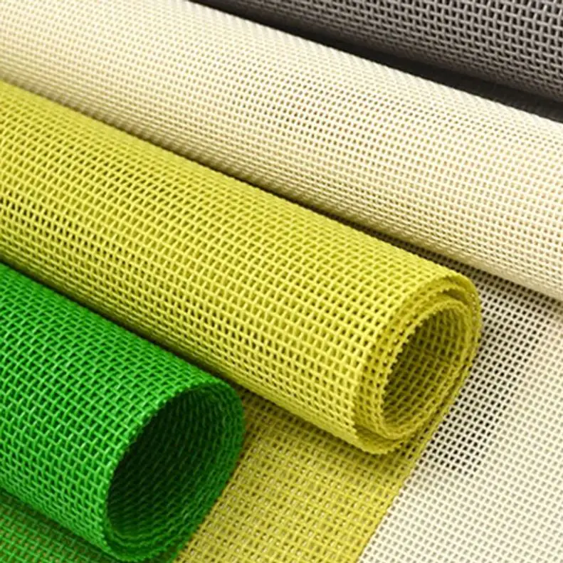 Good Price Printing Outdoor Strip Color Wire Coated Fabric Pvc Mesh Sheet For Outdoor Furniture