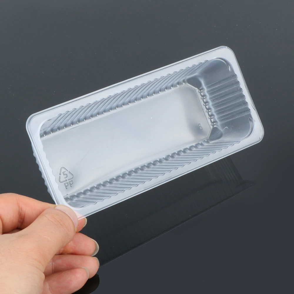 Hengmaster disposable long pp plastic Biscuit food plastic cookie packaging tray