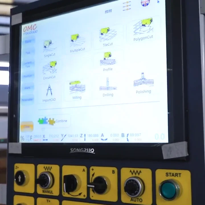  OSC-TITAN высокое качество 5 axis CNC камня мрамора и гранита