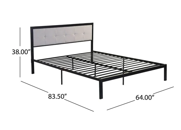 Iron Bed 2 Floor Cheap Frame Metal Slatted Modern Luxury Wrought Beds Double Layered Adults Ladder European Style