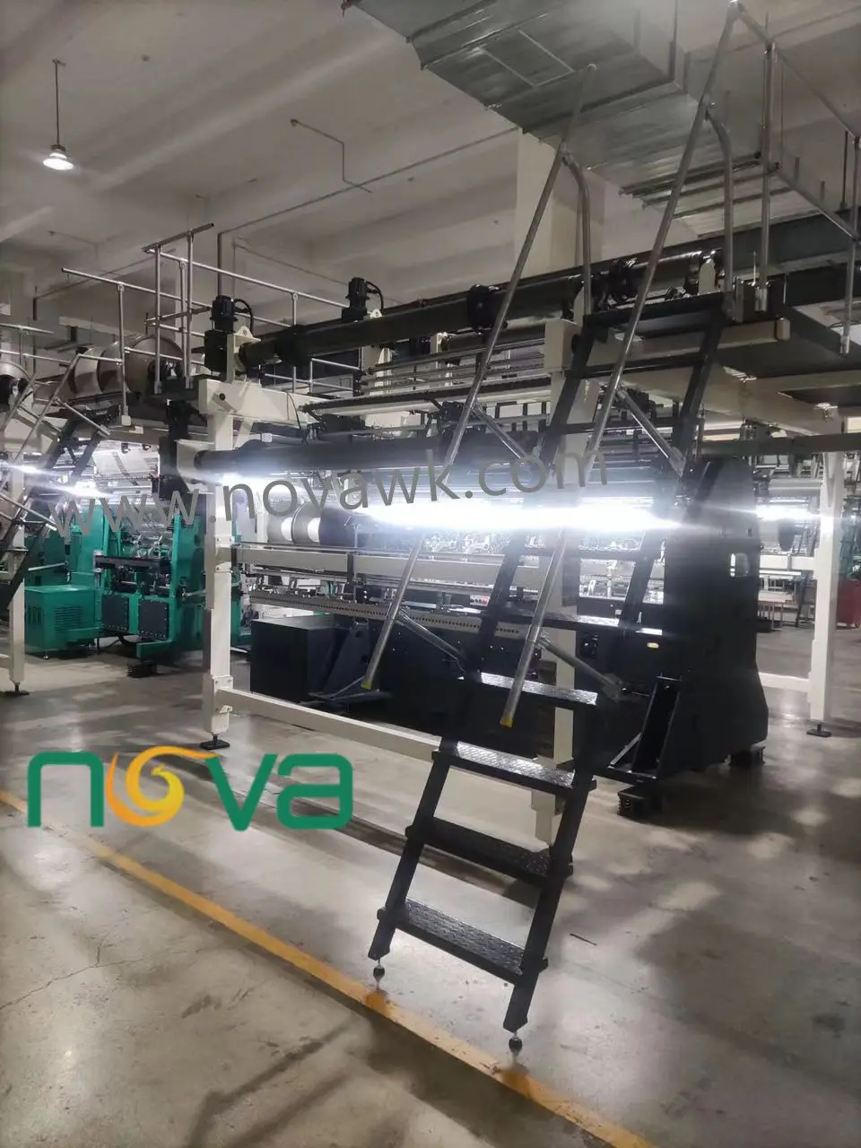 CHANGZHOU NOVA CUSTOM-MADE  NRS6 Raschel Warp Knitting Machine warp knitting net fabric