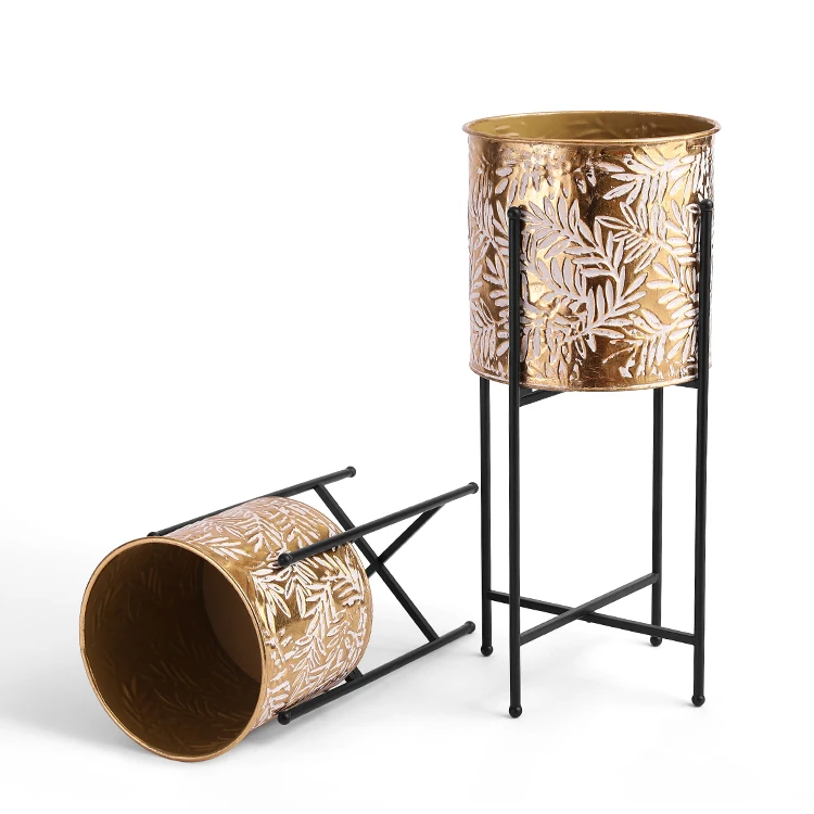 Metal decoration flower rack gold flower restaurant decoration flower rack