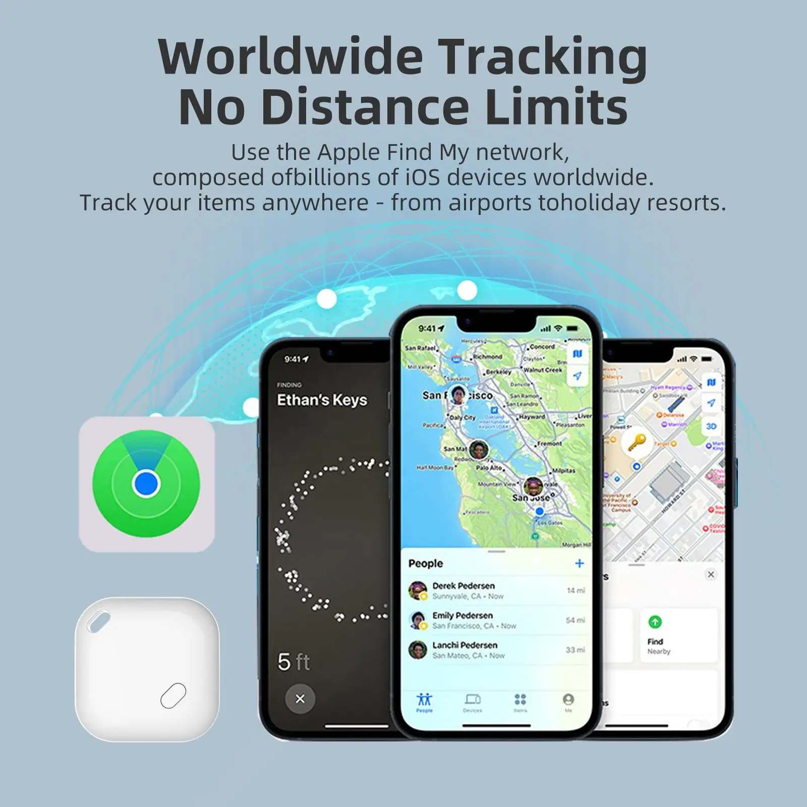 Pet Tracker Find my Gps Gsm Tracker With Real-Time Tracking Global Mini Gps anti lost device Children Vehicles Bags GPS Tracker