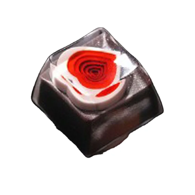Для серии Ice Seal Heart Micro KeyCap механическая клавиатура индивидуальная легкая прозрачная Милая Одиночная KeyCap
