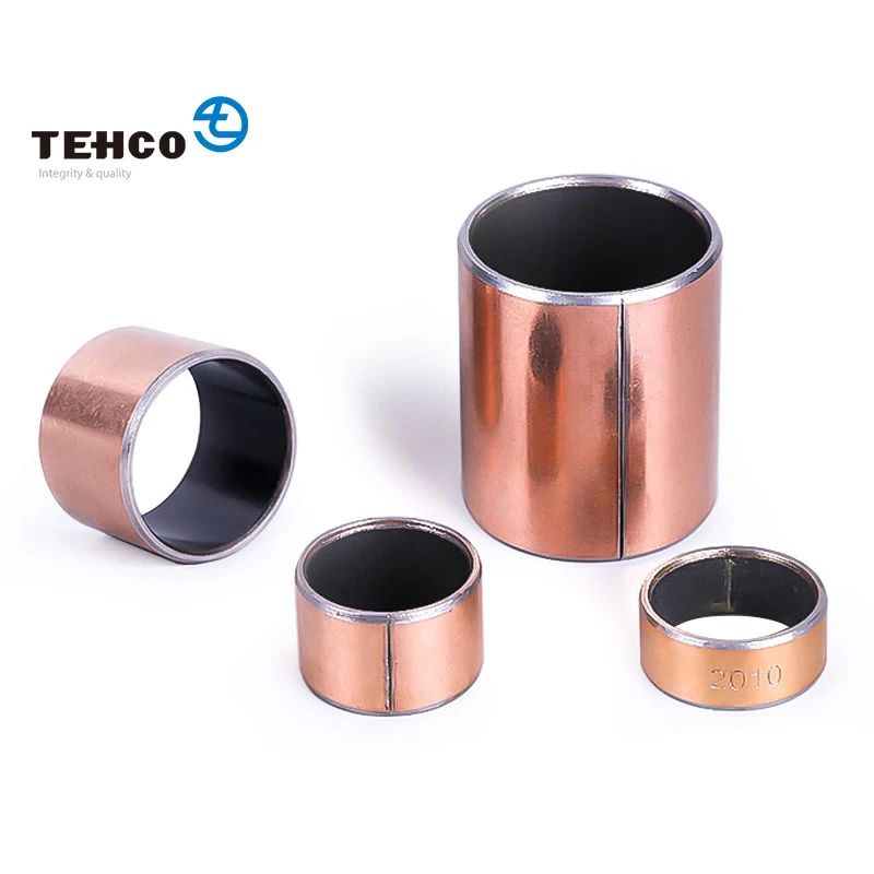 Steel Bronze Bushings with PTFE Layer Metal Polymer Composite Plain Bearing DU Bush
