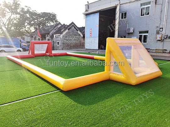 Floating inflatable water football field/water polo field /inflatable beach water polo court for adult