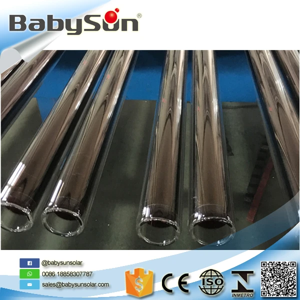 Three target solar evacuated Tube 47mm*1500mm, 58mm*1800mm, 70mm*2000mm used solar water heater