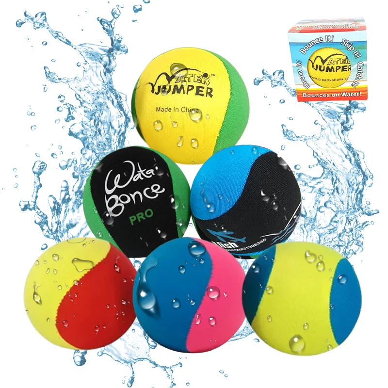 New Hot Selling Summer Beach Pool Reusable Cotton Fabric Water Balls Squeeze Bounce Splash Activity Sports Ball