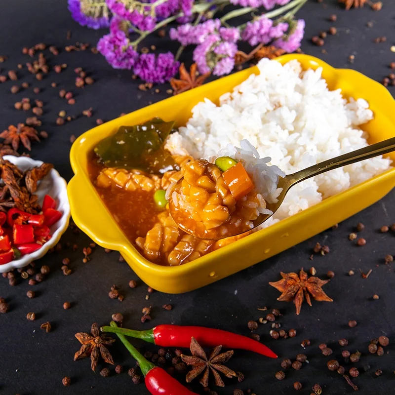 
Heating 8 Minutes Spicy Taste Retains The Original Freshness Hot & Spicy Squid Precooked Rice 