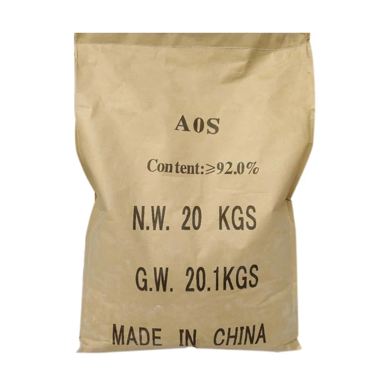 Detergent raw material c1416 Sodium olefin sulfonate AOS 92% CAS 68439-57-6 Free sample