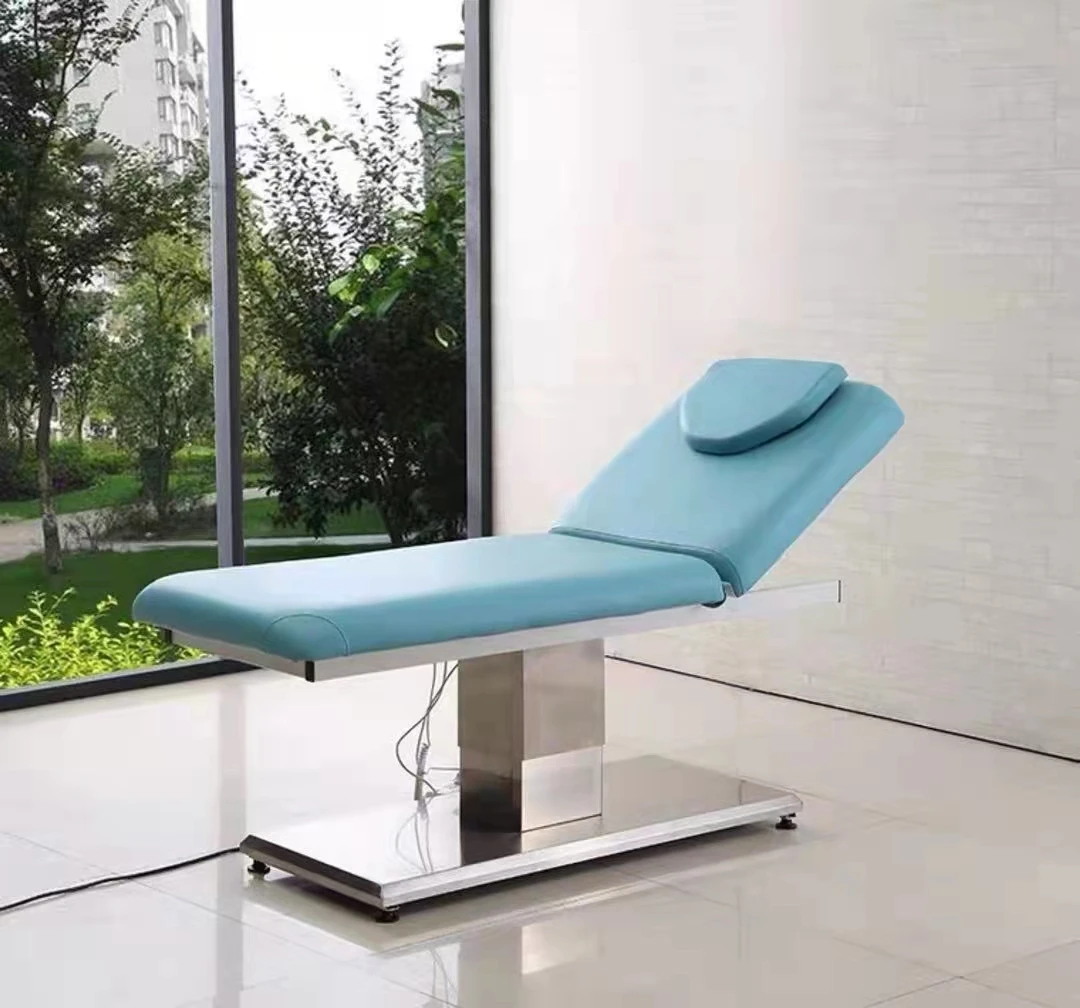 Высокое качество используемые спа-салон красоты Электрический лица кровать для салона 3 Мотор Красота массажная