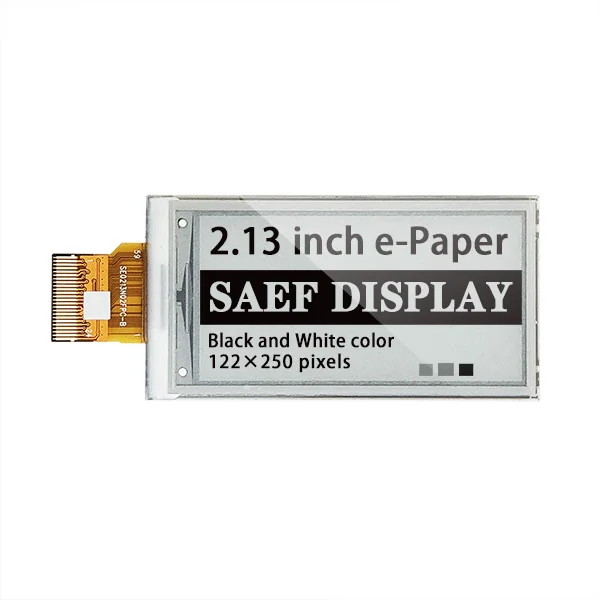 SPI 2.13inch Eink Epaper Display Cheap 122x250 eink display  1.54 2.13 2.66 2.9 InchShelf Label Esl Price Tag For Supermarket