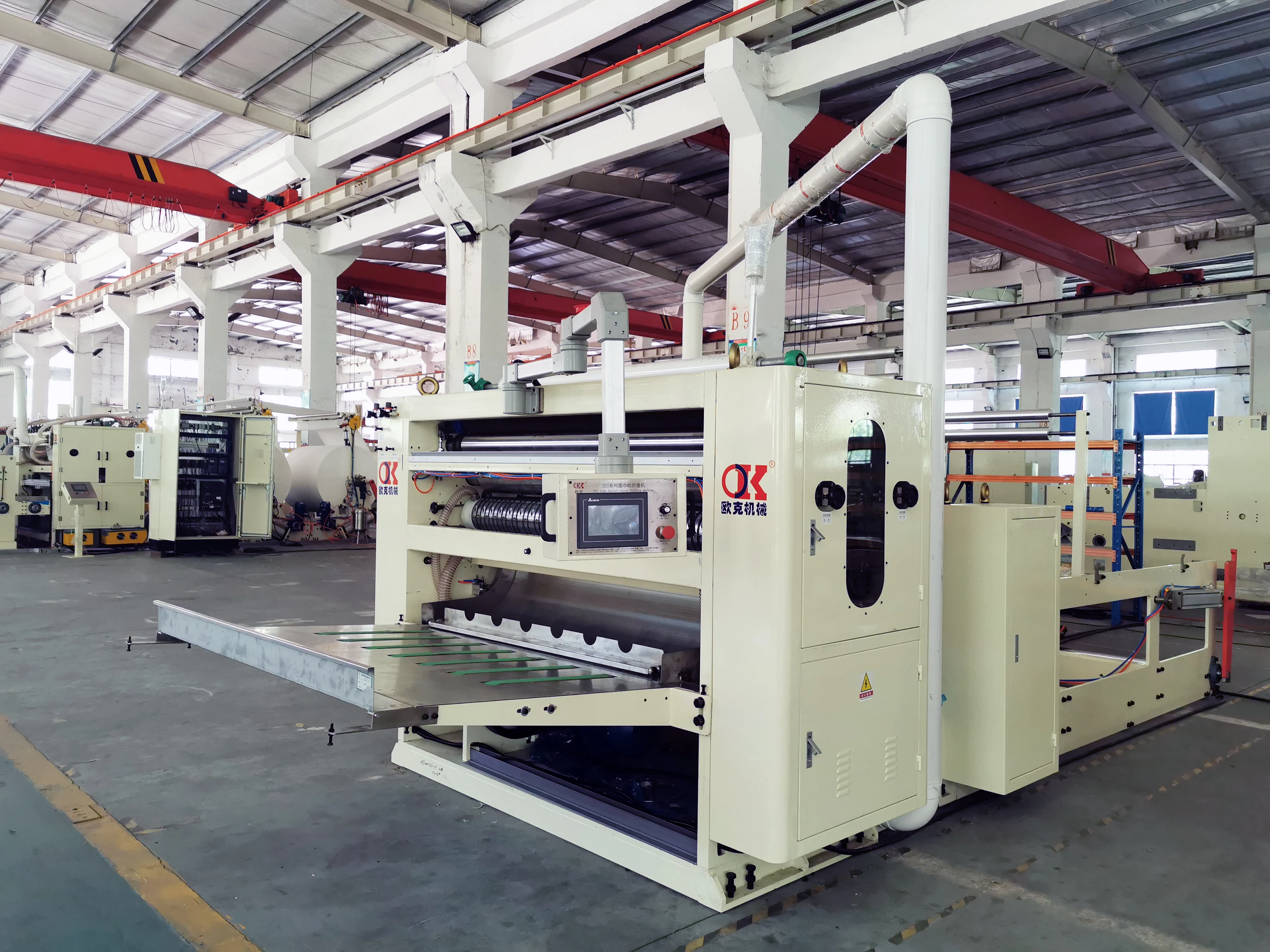 Paper Product Making Machinery Full Automatic 6 lines Facial Tissue Making Machine