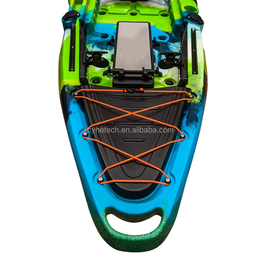 9.8ft Compass Pedal kayak paddle Predator, Ocean Fins Pedal Kick up Kayak Fishing Single Seat Canoe/kayak With Motor