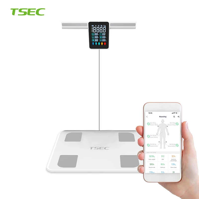 Интеллектуальная Беспроводная шкала для тела 8 электродов