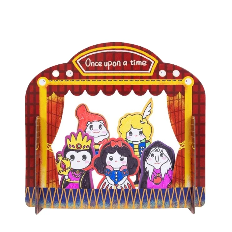 Creative Color Craft My Theater Art Kit Snow White Pretend Play Princess Drawing Toys for Children