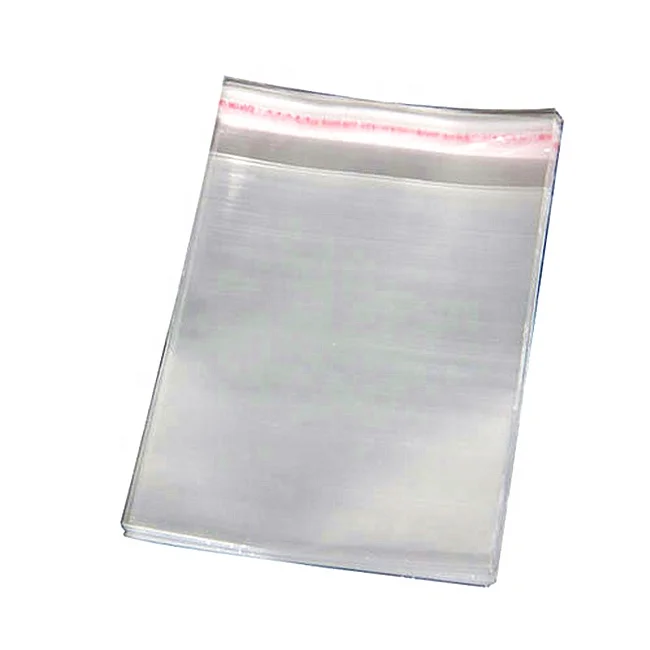 
Plastic self adhesive custom printed bopp cellophane opp custom poly bags 