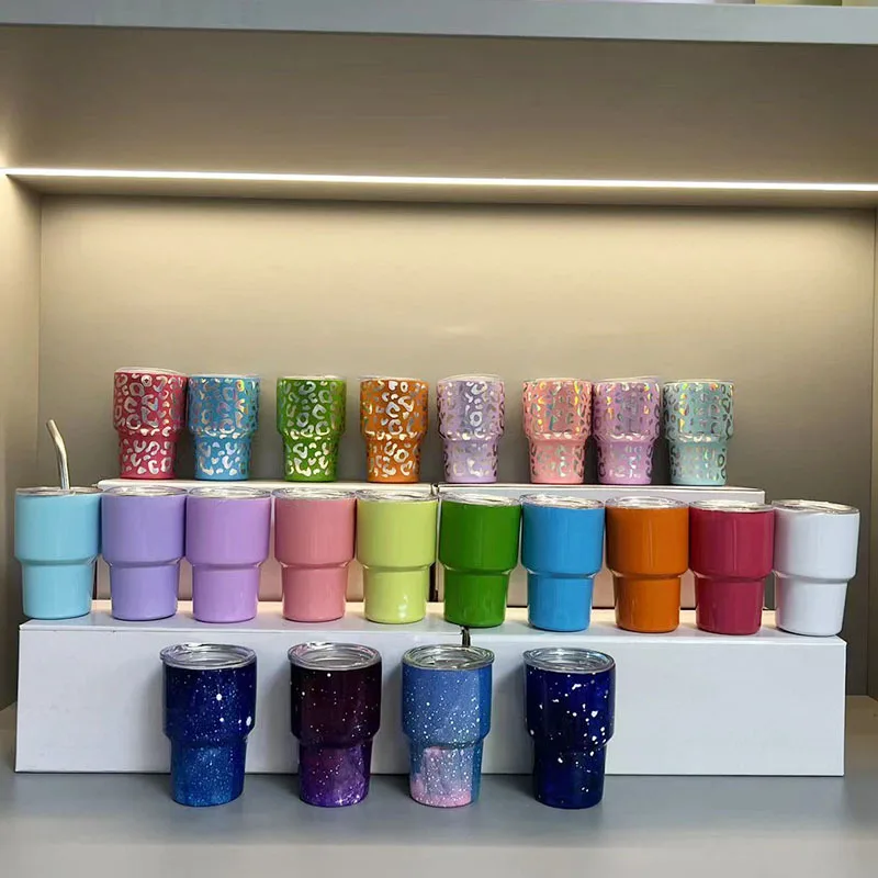 Custom Logo Insulated 2oz 3oz Mini Stainless Steel Water Bottles Mugs Tumbler Cups Shot Glass