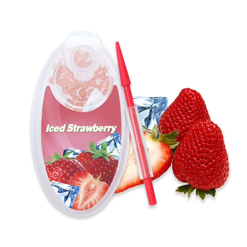 79 tasted mix fruit flavor soda flavors 2.8mm 3.3mm mint beads sweet menthol capsules for cigarette