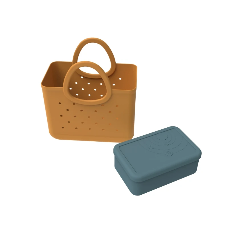 wholesale non disposable  Single layer biodegradable Bento lunch box with lunch bag for  kids sushi ,cake food  of 3 compartment