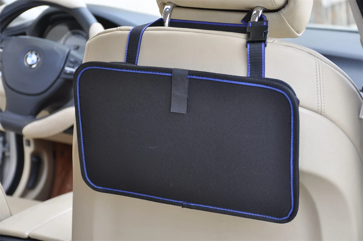 Multifunctional car cup holder expander car back seat storage organizer for cars with foldable table tray