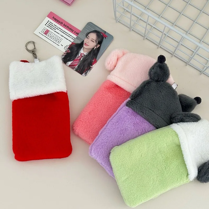 Kawaii Sanrio plush card holder kuromi hobbies & models campus cute animal meal card polaroid idol card display pendant