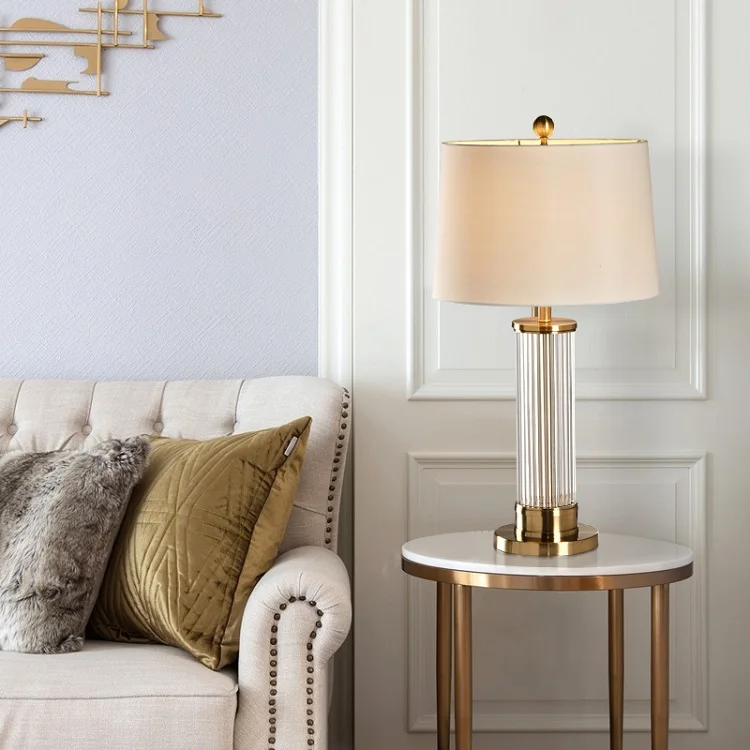Cheapest Product Golden Brass Decor Bedside Study Hotel Table Lamp