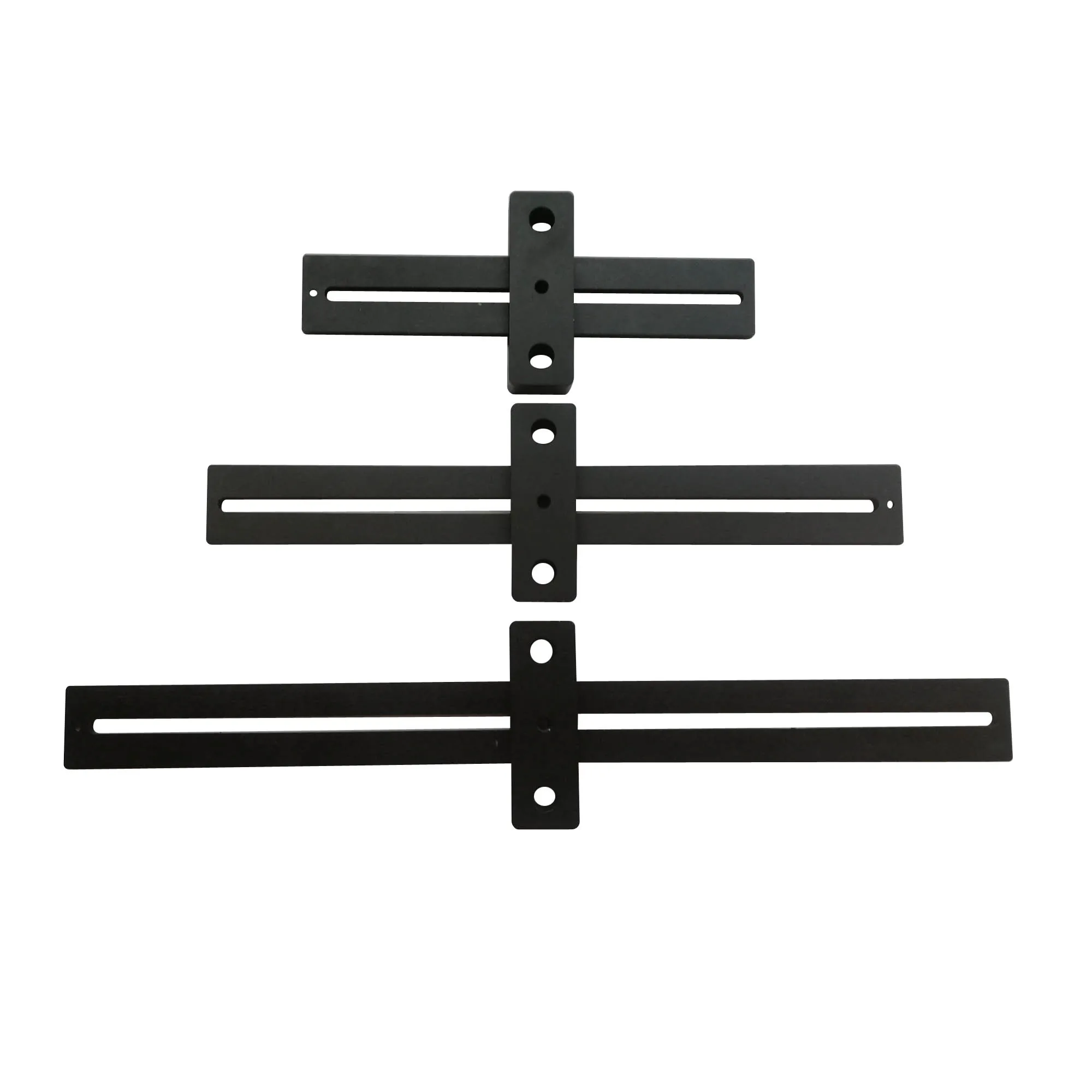 Custom Woodworking Line Scribe Aluminum Alloy T-type Ruler Hole Scribing Ruler Gauge Marking Ruler Adjustable Measuring Tools