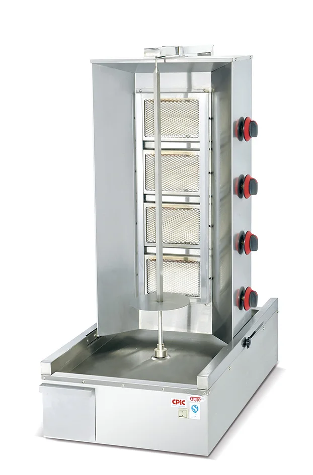 4-Burner Gas Doner Kebab Machine for Hotel & Restaurant Use (OT-950)