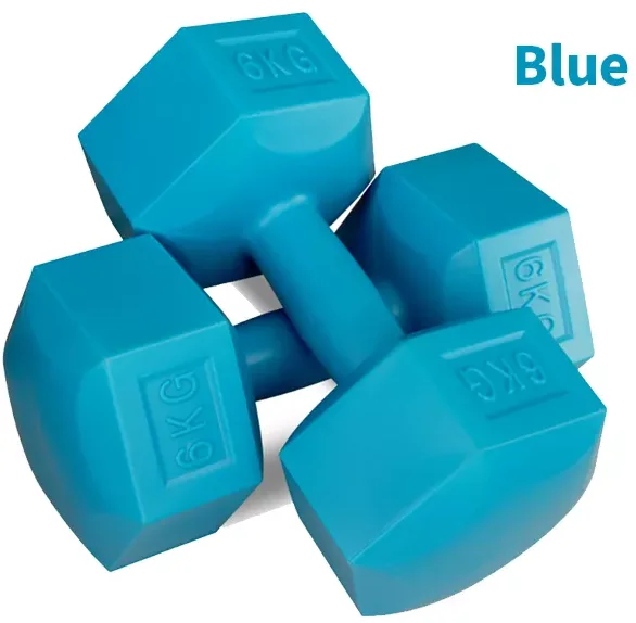 Cement plastic dumbbell home use dumbbells 1kg 2kg 3kg 4kg 6kg 8kg 10kg weight lifting gym fitness equipment
