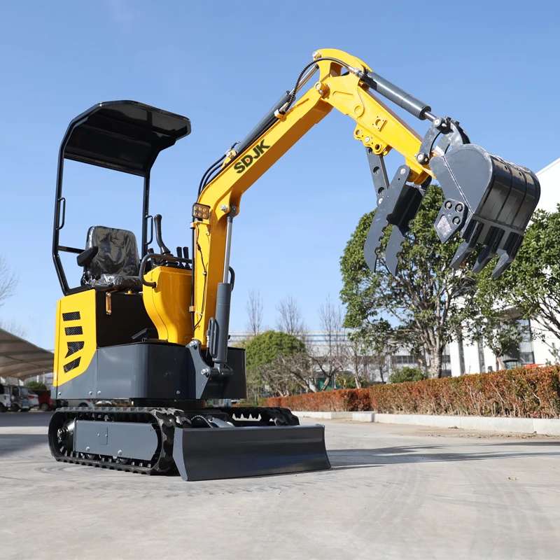 FREE SHIPPING China Cheap Small Digger wholesale micro EPA/CE/EURO 5 Compact mini excavator 1 ton prices