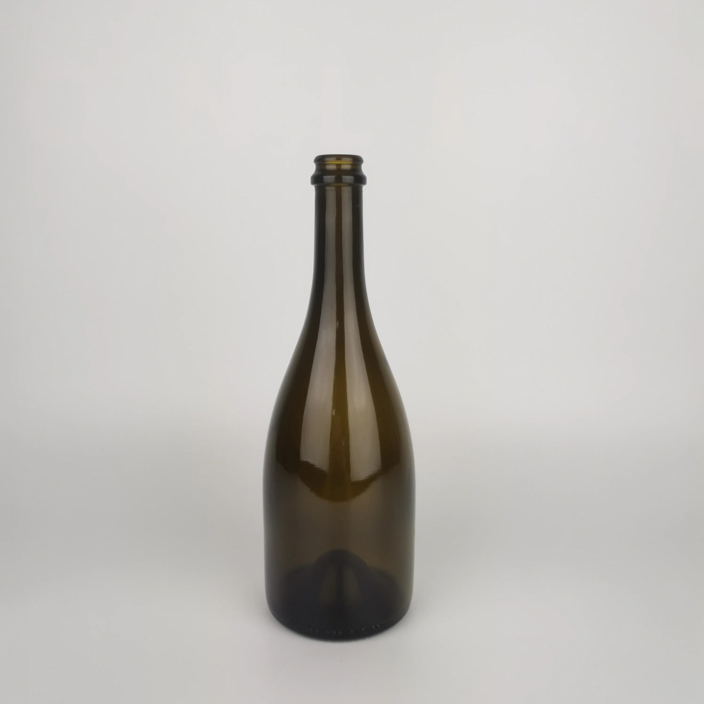 750ml Champagne Antique Green 750G  Sparkling Glass Bottle